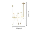 Axyaa Bird-themed LED Chandelier for Restaurant Living Room, Pendant Lamp, Floor & Desk Light