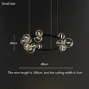 Axyaa Nordic Bubble Pendant Light for Modern Creative Restaurants and Bars