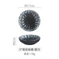 Axyaa Ceramic Flower Sauce Dish Set for Sushi & Molecular Cuisine