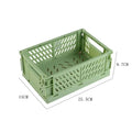Axyaa Foldable Storage Crate: Portable Stackable Organizer Box for Makeup, Jewelry, and Toys
