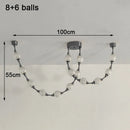 Axyaa Nordic Home Stair Chandelier Pendant Lights Ceiling Light Indoor Lighting
