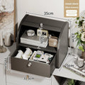 Axyaa Double-Layer Porch Storage Box for Household, Cosmetics, Snacks, Medicines, and Daily Necessities