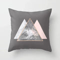 Axyaa Geometric Heart Piano Girl Throw Pillow Case Set for Home Decor