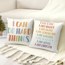 Axyaa Rainbow Sun Pattern Pillowcase for Children's Room & Living Room Decor