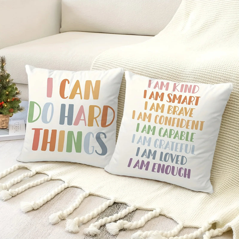 Axyaa Rainbow Sun Pattern Pillowcase for Children's Room & Living Room Decor