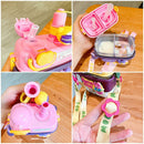 Axyaa Cartoon Double Water Bottles with Straw for Girls