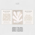 Gray Beige Abstract Neutral Gallery Matisse Wall Art by Axyaa