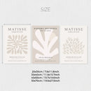 Gray Beige Abstract Neutral Gallery Matisse Wall Art by Axyaa