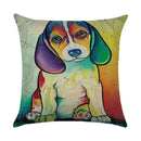 Axyaa Animal Print Pillow Cover: Stylish Sofa & Chair Linen Cushion Cover Art