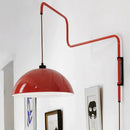 Axyaa Modern Industrial LED Wall Chandelier - Adjustable Swing Arm for Living Room