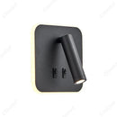Axyaa Adjustable USB Wall Lamp for Bedroom Study, Minimalist LED Reading Light