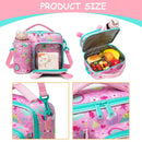 Axyaa Cute Animal Kids Lunch Box Set - Reusable & Leakproof for School Nursery