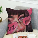 Axyaa Decorative Pillowcase 40x40: Cushion Cover for Home and Car Decor