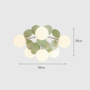 Axyaa Modern LED Ceiling Chandelier for Bedroom and Dining Room