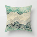 Axyaa Geometric Datura Bohemian Style Wreath Seat Pillow Cover
