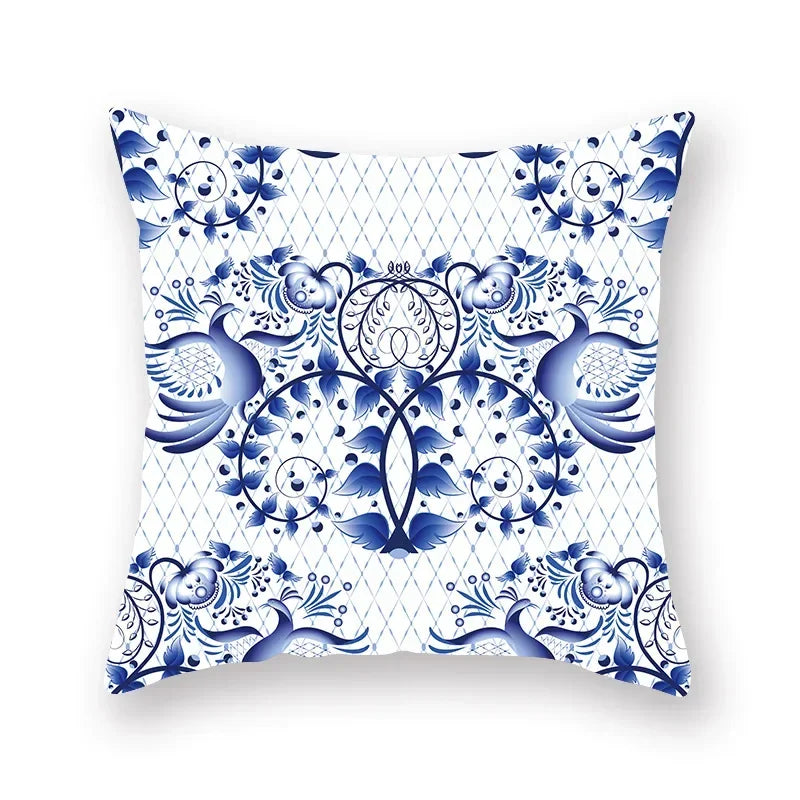 Geometric Mandala Flower Print Pillowcase for Home Decor by Axyaa