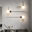 Axyaa Glass Ball Wall Lights for Home Bedroom Decoration with Artistic Reflection