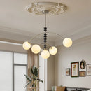 Axyaa Retro Iron Chandelier: Modern Nordic Home Decor Pendant Lamp for Living Room