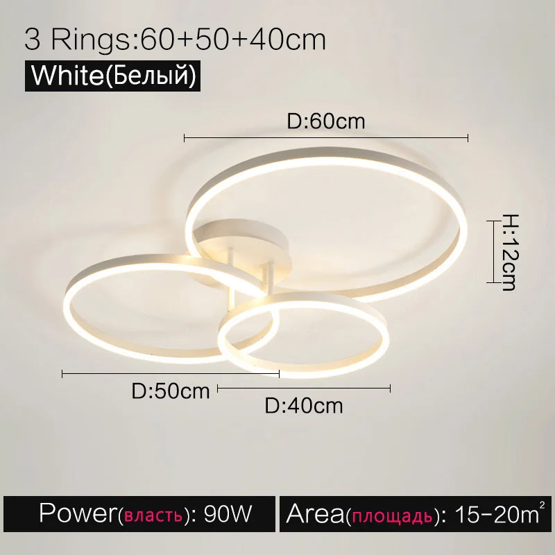 Axyaa Ceiling Lamps Set for Bedroom, Study Room, Modern and Atmospheric Lighting