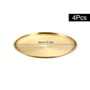 Axyaa Stainless Steel Dining Tray Set