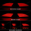 Axyaa Rear Bumper Reflector Lights for Lexus RX350 RX450h 2020-2022 - Dynamic Turn Signal