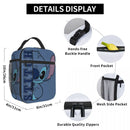 Axyaa Stitch Insulated Lunch Bag: Portable Thermal Cooler for School and Office