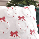 Axyaa Christmas Theme Embroidered Pillow Cover 45x45cm - Home Sofa Decoration