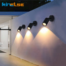 Axyaa Stainless Steel LED Wall Lamp - Up Down Spotlight Sconce