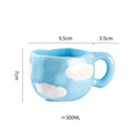 Axyaa Ceramic Mug: Irregular Pattern Coffee Cup for Creative Gifts