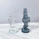 Axyaa Geometric Crystal Glass Sculpture Stack Home Decor Figurines