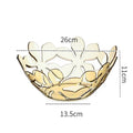 Axyaa Clear Fruit Plate: Stylish Plastic Tray for Snacks & Candy Storage