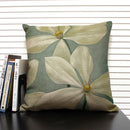 Axyaa Flower Print Cushion Cover: Decorative Sofa Throw Pillow for Home Décor & Comfort.