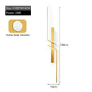 Axyaa Black Gold LED Wall Lamp Up&Down Sconce Lighting