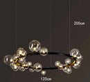 Axyaa Modern Glass Pendant Lights for Indoor Living and Dining Room Lighting