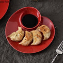 Axyaa Conch Shape Ceramic Snack Plate Set for Molecular Cuisine Dining