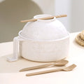 Axyaa Japanese Style Large Capacity Instant Noodle Bowl with Cover
