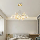 Axyaa Glass Ball Gypsophila Chandelier: Modern Luxury Lighting for Home, Living, Dining & Bedroom