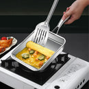 Axyaa Stainless Steel Tamagoyaki Omelette Pan Non-stick Skillet Pot