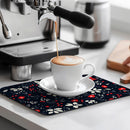 Axyaa Christmas Coffee Table Drain Pad: Absorbent & Anti-Slip Square Mat
