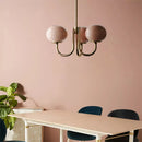 Axyaa Vintage Pink Bedroom Pendant Light - Medieval Style Cream Fixture