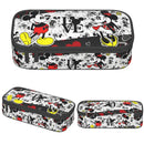 Axyaa Mickey Minnie Pen Pouch: Big Capacity Pencil Case & Makeup Bag for All