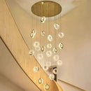 Axyaa Nordic Dining Room Pendant Ceiling Chandelier for Indoor Living Room Lighting
