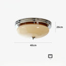 Axyaa Modern Glass Ceiling Lamps for Bedroom, Living Room, Study - Art Deco Design