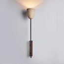 Axyaa Natural Stone LED Walnut Sconce Lamp