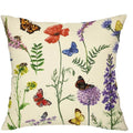 Axyaa Retro Insect Pattern Pillowcase for Home Decoration.