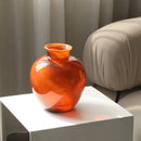Axyaa Retro Style Luxury Glass Vase for Home Decor and Flowers Hydroponics