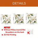 Axyaa Magnolia Butterfly Glass Jar Throw Pillow Covers