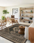 Axyaa French Retro Printed Rug for Living Room, Bedroom, Sofa, and Coffee Table