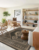 Axyaa French Retro Printed Rug for Living Room, Bedroom, Sofa, and Coffee Table