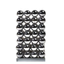 Axyaa Geometric Crystal Ball Silver Ball Vase for Floral Arrangement & Home Decoration